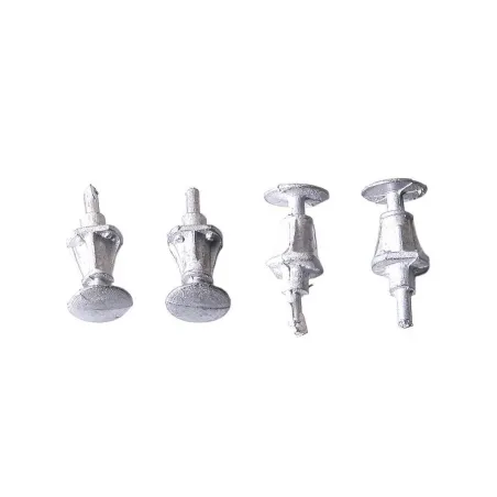 PARKSIDE Buffers RCH (White Metal) 0 Gauge PS55