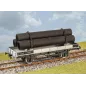 PARKSIDE LNER / LMS / BR 21 Ton Double Bolster Wagon 0 Gauge PS20