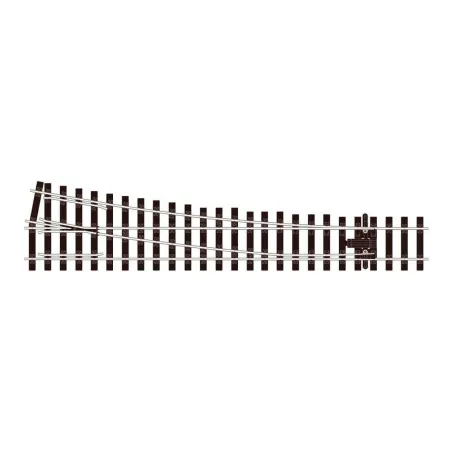 Peco 10ft. radius R/H Turnout, Electrofrog 1 Gauge SL-E895