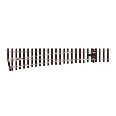 Peco 10ft. radius L/H Turnout, Electrofrog 1 Gauge SL-E896