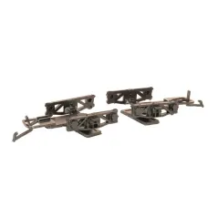 PARKSIDE OO/HO Diamond Frame Wagon Bogies (from Kit PC20) Wheels Not included OO Gauge PA38