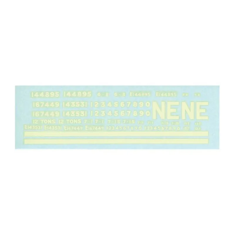 PARKSIDE Transfer (Waterslide) LNER/BR from kits PS.3-PS-04 & PS11 0 Gauge PS53