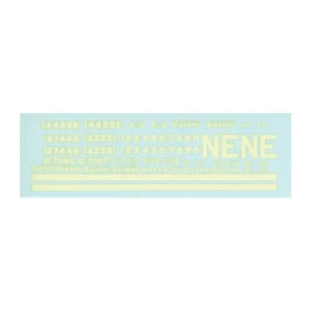 PARKSIDE Transfer (Waterslide) LNER/BR from kits PS.3-PS-04 & PS11 0 Gauge PS53