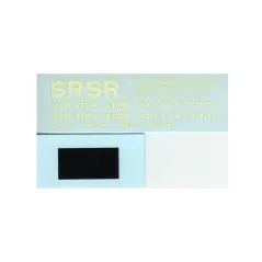 PARKSIDE Transfer (Waterslide) SR/BR from kits PS12-13 0 Gauge PS62