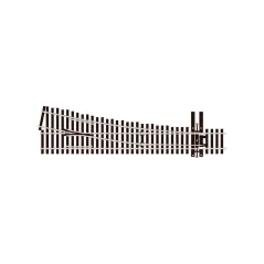 Peco 5 L/H Turnout OO/HO Gauge SL-8352