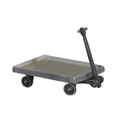 Peco 4 Wheel Platform Trolley (cast white metal) O Gauge LK-753
