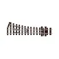 Peco 304mm (12in) radius R/H turnout, nickel silver rail OO9 Gauge SL-E491