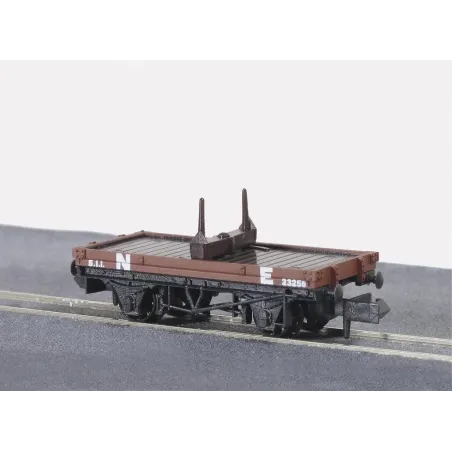 Peco Bolster Wagons NE, bauxite N Gauge NR-39E
