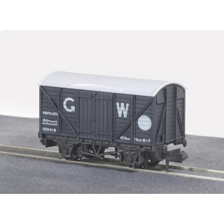 Peco Box Van, Standard type, GW, dark grey N Gauge NR-43W