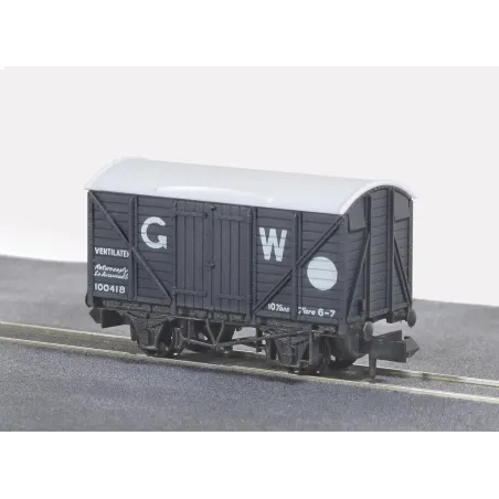 Peco Box Van, Standard type, GW, dark grey N Gauge NR-43W