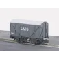 Peco Box Van, Standard type, LMS, light grey N Gauge NR-43M