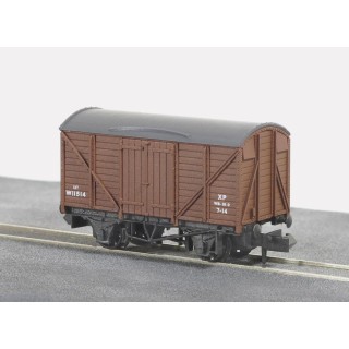 Peco Box Van, Standard type, BR, brown N Gauge NR-43B