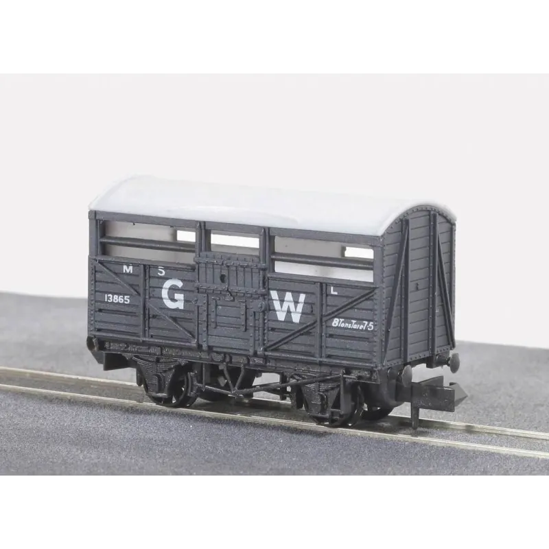 Peco Cattle Truck, GW, dark grey N Gauge NR-45W