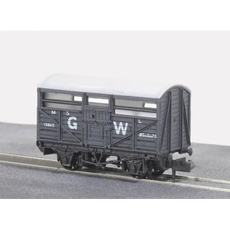 Peco Cattle Truck, GW, dark grey N Gauge NR-45W