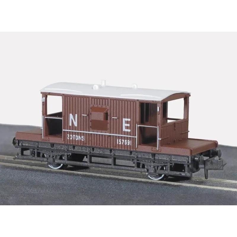 Peco Brake Van, NE, bauxite N Gauge NR-28E