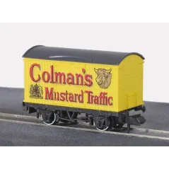 Peco Box Van, Refrigerator type, Colmans, yellow N Gauge NR-P141