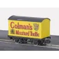 Peco Box Van, Refrigerator type, Colmans, yellow N Gauge NR-P141