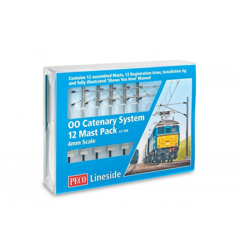 Peco Catenary System  Startup Pack OO/HO Gauge LC-100