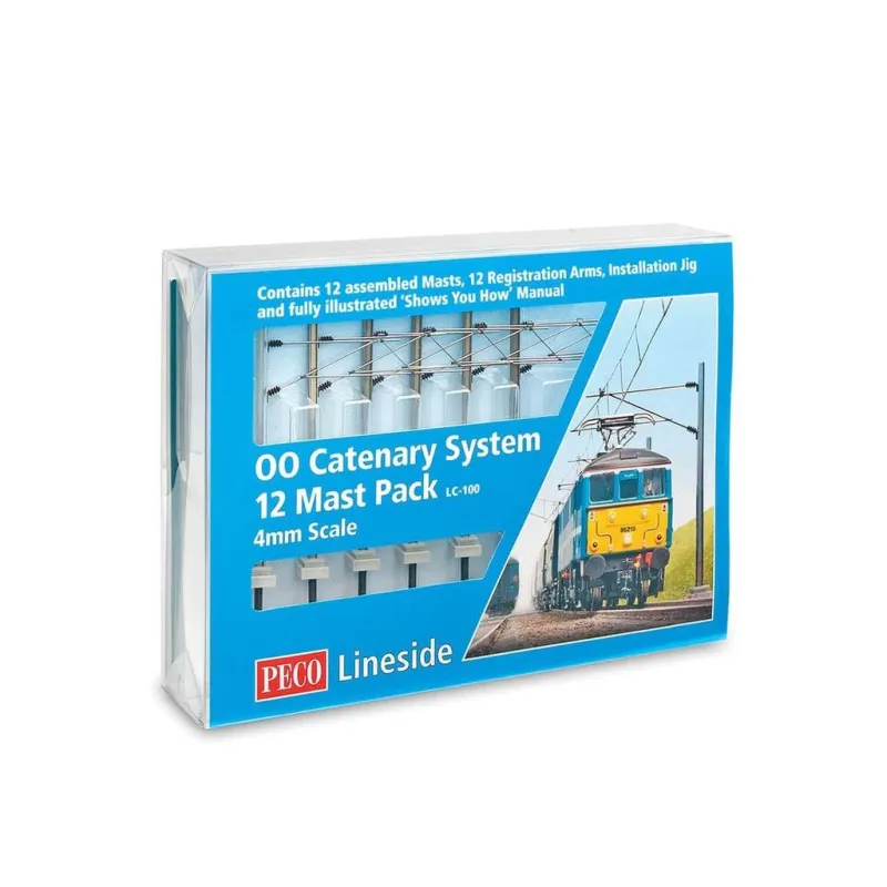 Peco Catenary System Startup Pack OO/HO Gauge LC-100