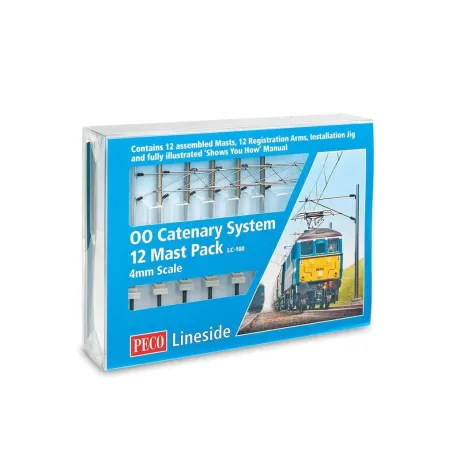 Peco Catenary System Startup Pack OO/HO Gauge LC-100