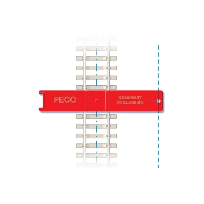 Peco Catenery Mast Instruction Jig OO/HO Gauge LC-115