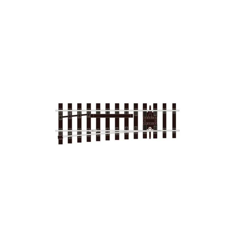 Peco Catch turnout L/H O Gauge SL-785BH