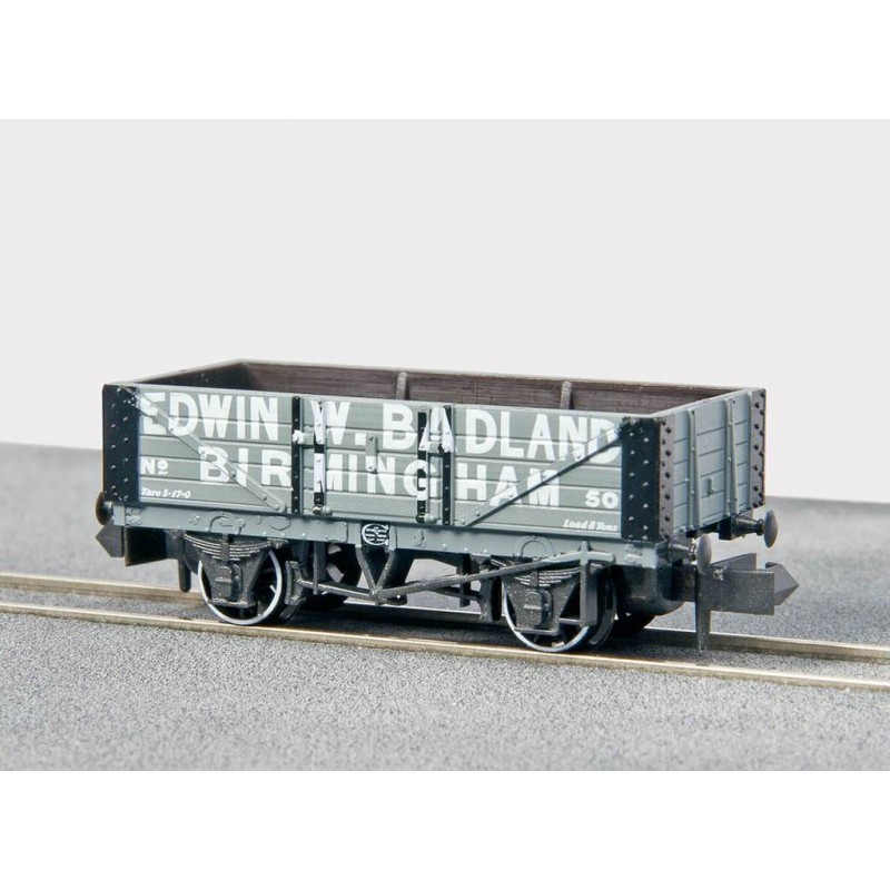 Peco Coal, 5 Plank, Edwin. W. Badleud No 50 N Gauge NR-P444A