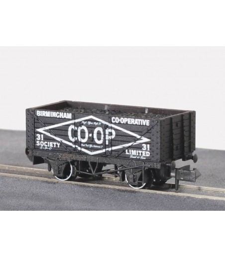 Peco Coal, 7 plank, Birmingham CO-OP, No.31 N Gauge NR-P110A