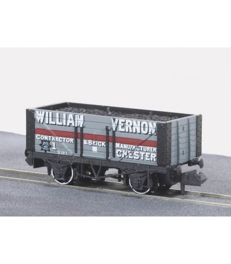 Peco Coal, 7 Plank, William Vernon, Chester, Black N Gauge NR-P407