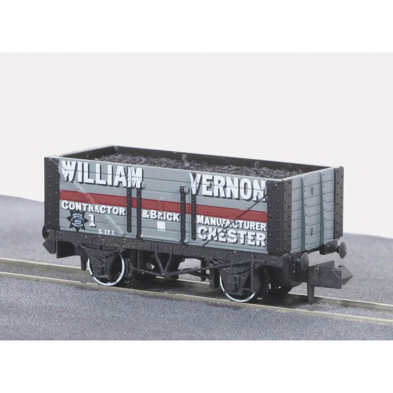 Peco Coal, 7 Plank, William Vernon, Chester, Black N Gauge NR-P407