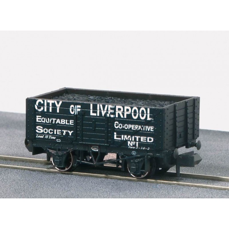 Peco Coal, 7 Plank,City Of Liverpool No1 N Gauge NR-P419