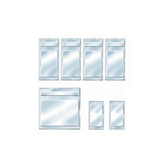 Peco Coach Window Panes, clear O-16.5 Gauge OR-54