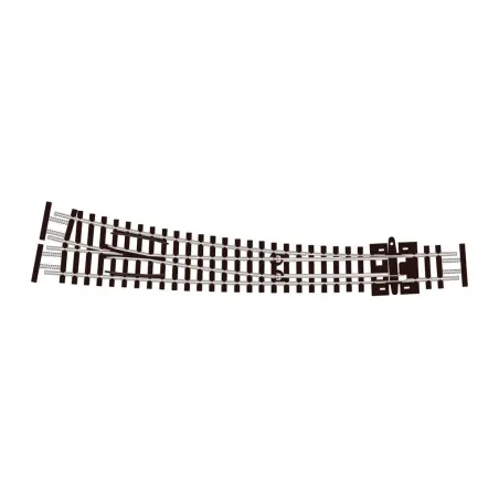 Peco Curved double radius R/H N Gauge SL-E386F