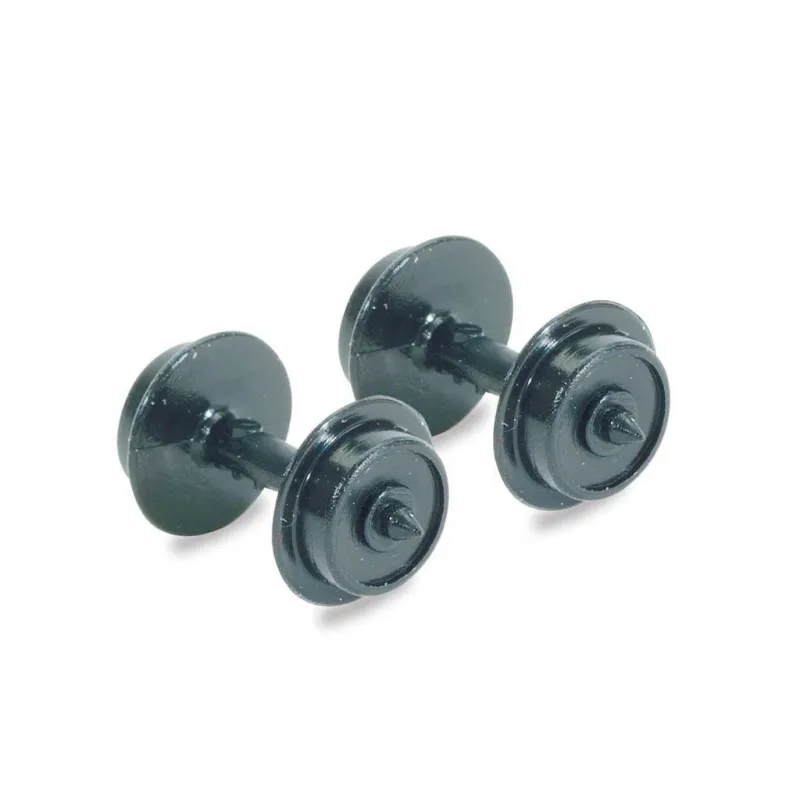Peco Disc Wheels on axles, Hardlon mouldings N Gauge NR-100