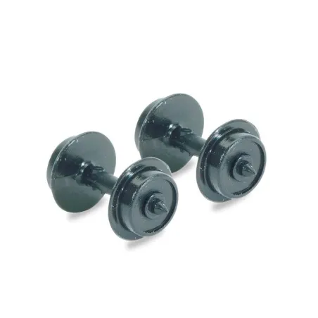 Peco Disc Wheels on axles, Hardlon mouldings N Gauge NR-100