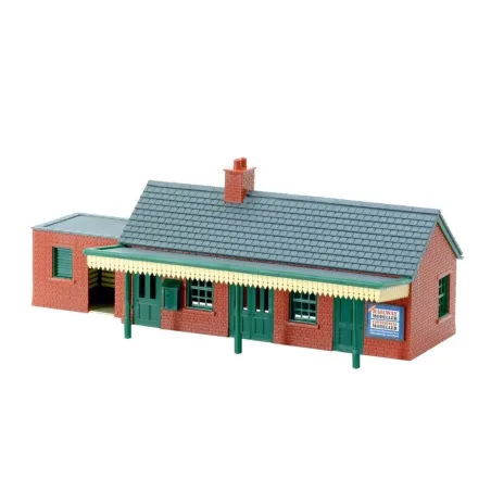 Peco Country Station Building, brick type N Gauge NB-12