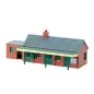 Peco Country Station Building, brick type N Gauge NB-12