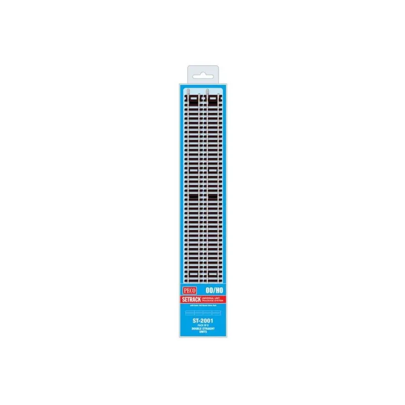 Peco Double Straight, 335mm (133/16 in) long OO/HO Gauge ST-2001