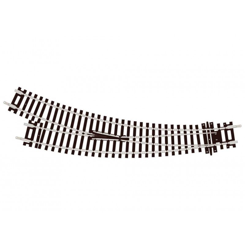 Peco Curved Double Radius, R/H Turnout, Insulfrog  OO/HO Gauge ST-244