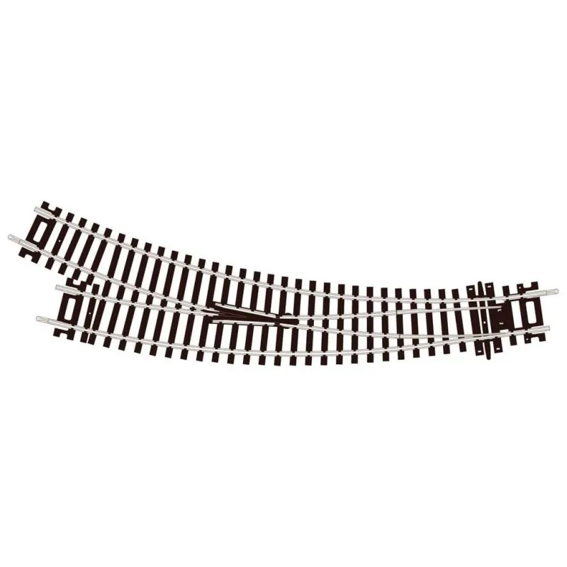 Peco Curved Double Radius, R/H Turnout, Insulfrog OO/HO Gauge ST-244