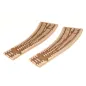 Peco Curved Double Radius L/H Turnout Inlay OO/HO Gauge ST-260