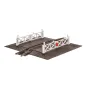 Peco Curved (No.2 Rad.) Level Crossing, complete with 2 ramps & 4 gates OO/HO Gauge ST-261