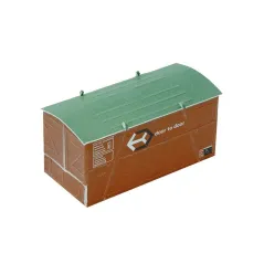 Peco Container, British Rail, bauxite OO Gauge R-66BR
