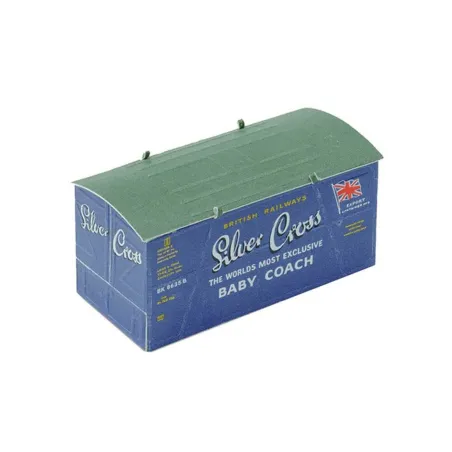 Peco Container, Silver Cross, blue OO Gauge R-66SC
