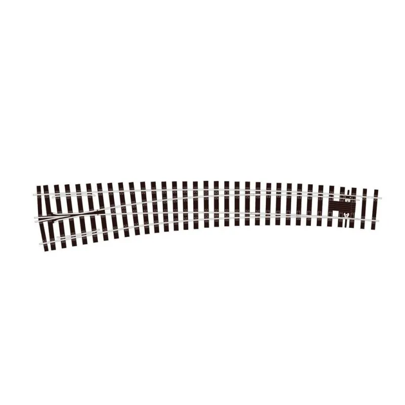 Peco Curved Turnout L/H Electrofrog O Gauge SL-E787BH