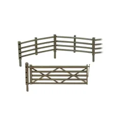 Peco Flexible Field Fencing & Gates Fencing(47in) Gates(4) O Gauge LK-743