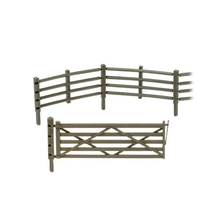 Peco Flexible Field Fencing & Gates Fencing(47in) Gates(4) O Gauge LK-743
