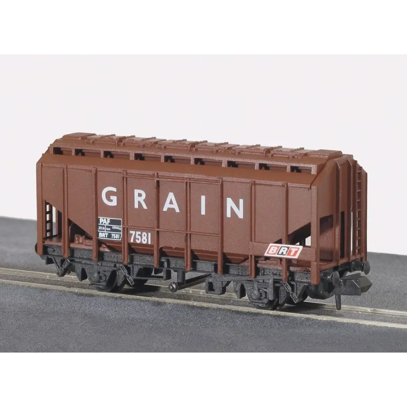 Peco Grain Wagon, brown N Gauge NR-66