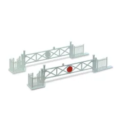 Peco Level Crossing Gates (4) with Wicket Gates and Fencing N Gauge NB-50