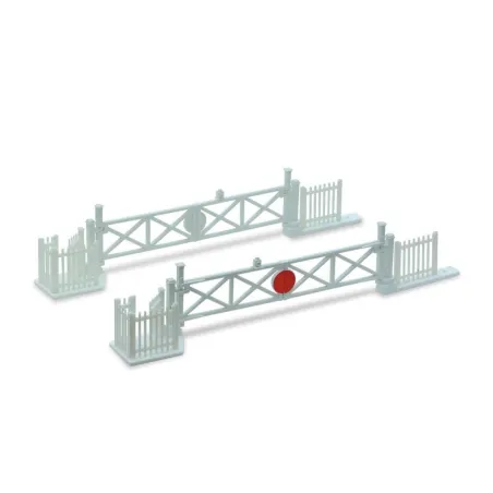 Peco Level Crossing Gates (4) with Wicket Gates and Fencing N Gauge NB-50